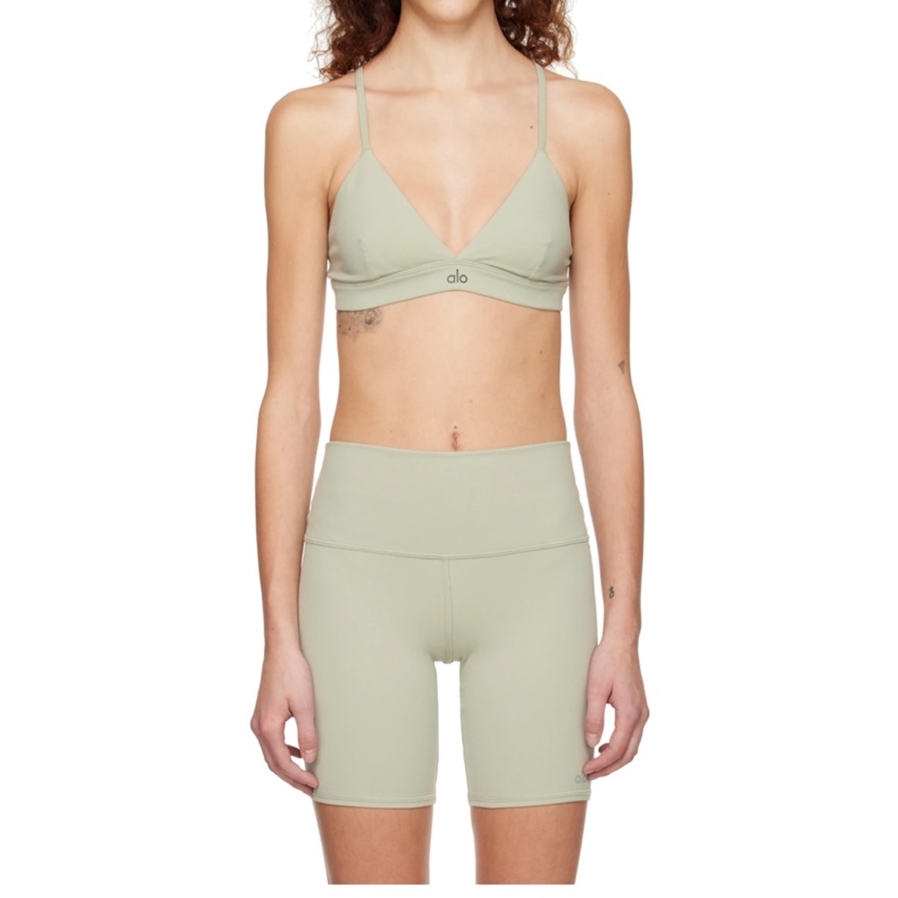 Alo Green Splendor Sport Bra